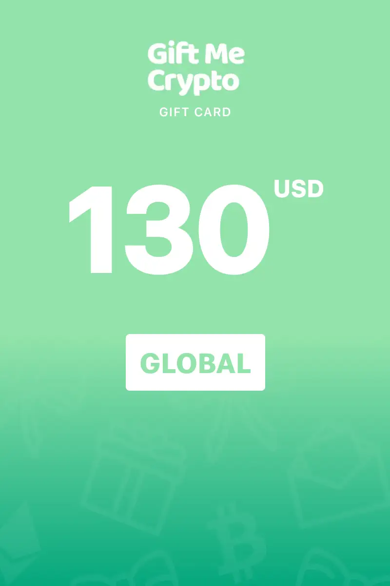 Gift Me Crypto 130 USD Gift Card (Global) - Digital Key