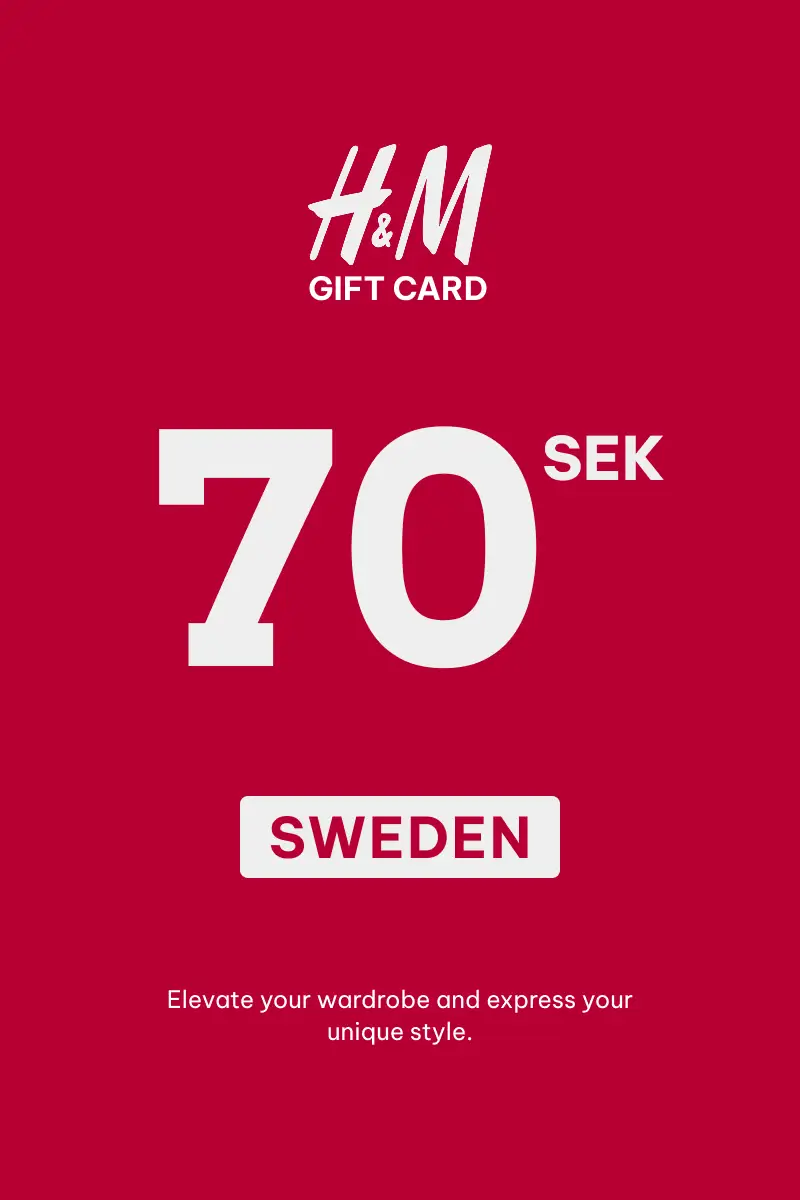 HandM 70 SEK Gift Card (Sweden) - Digital Key