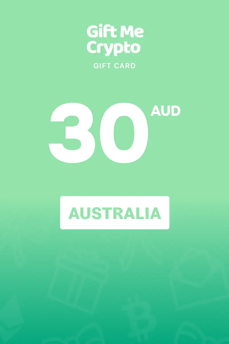 Gift Me Crypto 30 AUD Gift Card (Australia) - Digital Key