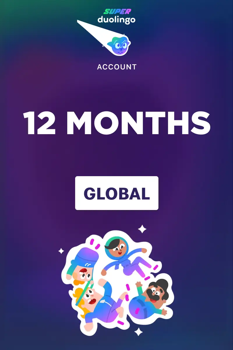 Duolingo Super Family 12 Months Subscription (Global) - Duolingo Account