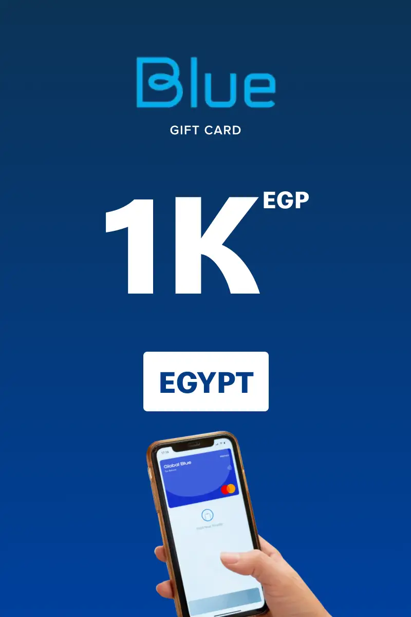 Blue Prepaid 1000 EGP Gift Card (Egypt) - Digital Key