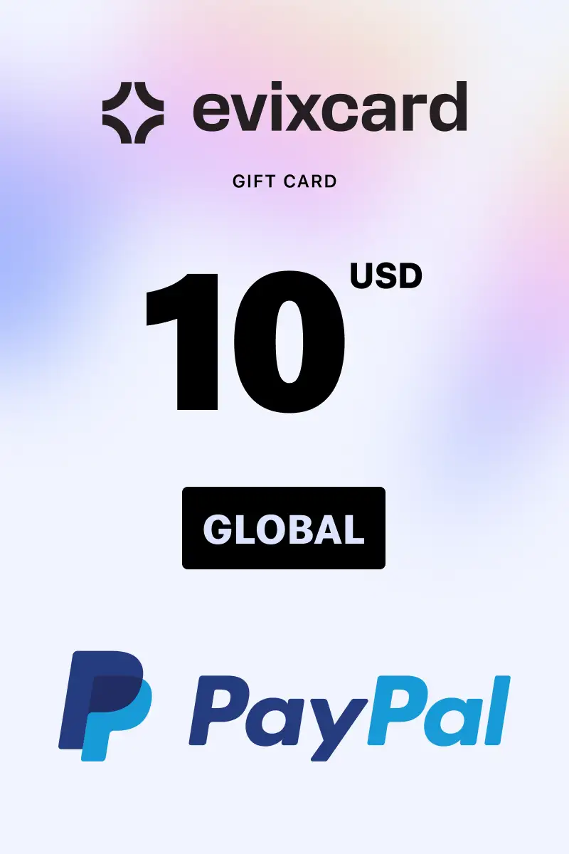 EvixCard PayPal 10 USD Gift Card (Global) - Digital Key