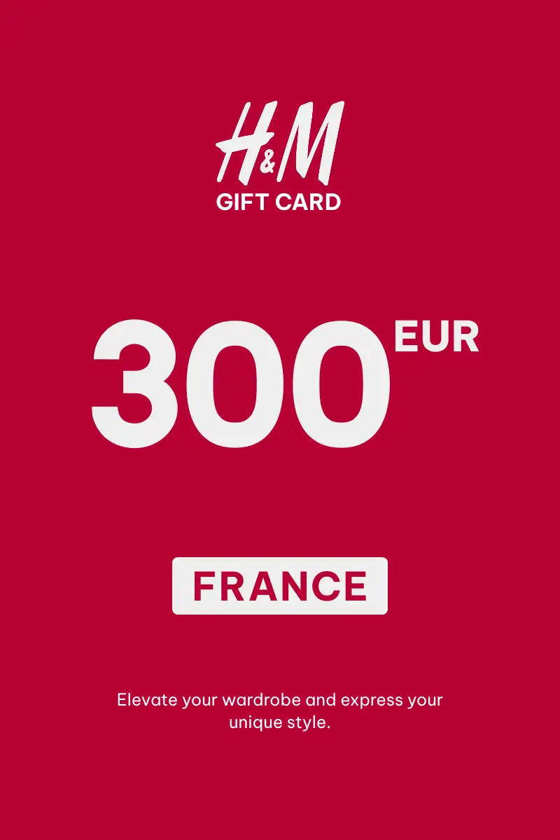 HandM 300 EUR Gift Card (France) - Digital Key