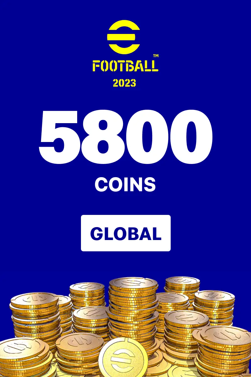 eFootball 2023 - 5800 Coins (Global) (Xbox One / Xbox Series X|S) - Xbox Live - Digital Key
