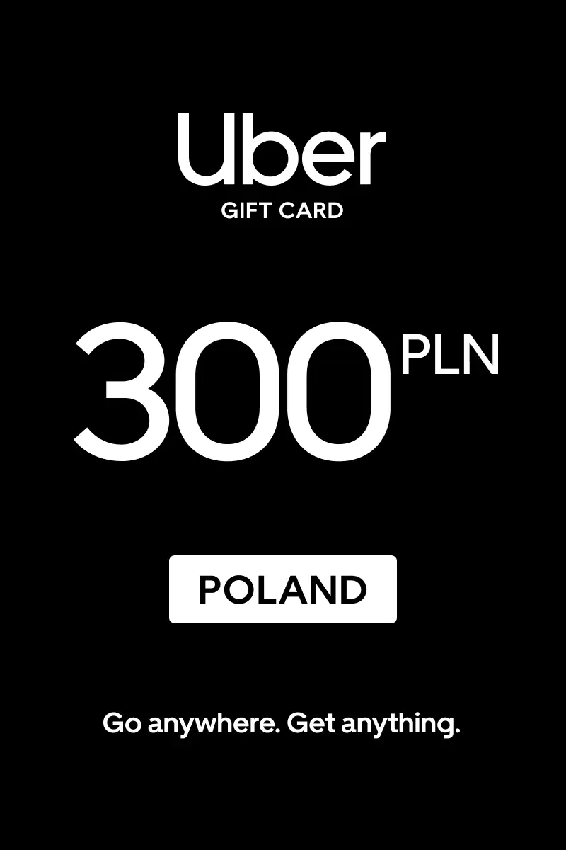 Uber 300 PLN Gift Card (Poland) - Digital Key