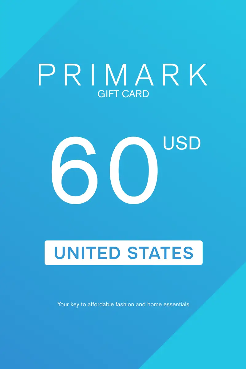 Primark 60 USD Gift Card (United States) - Digital Key