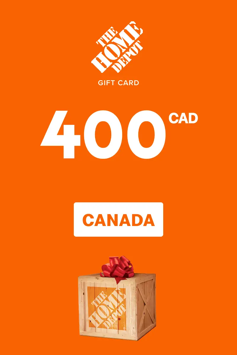 Home Depot 400 CAD Gift Card (Canada) - Digital Key