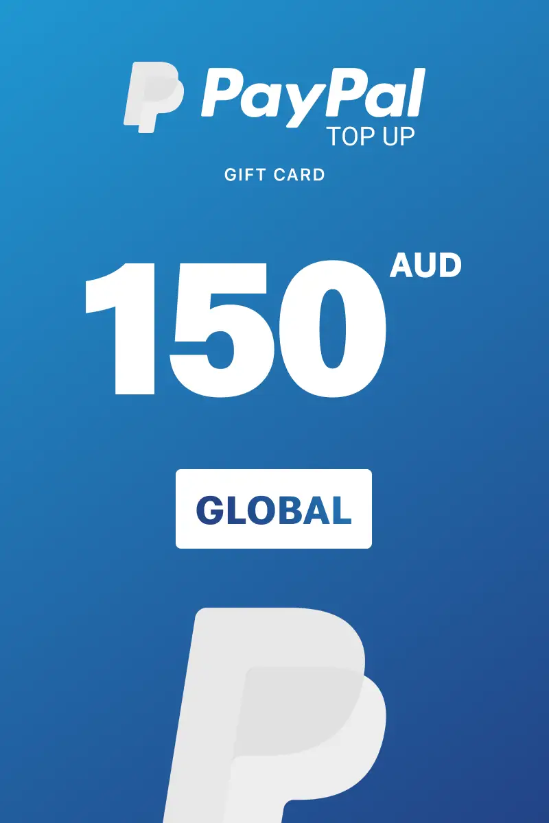 PayPal Instant Top Up 150 AUD Gift Card (Global) - Digital Key