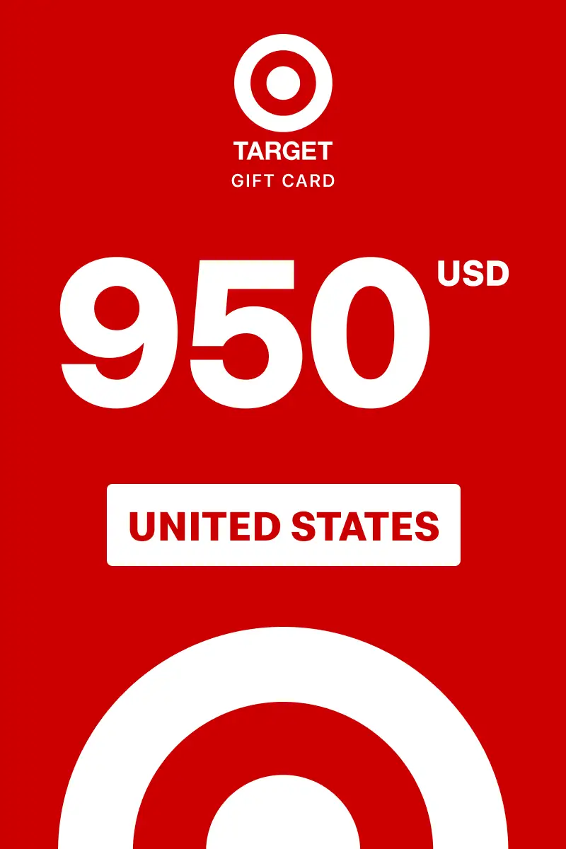Target 950 USD Gift Card (United States) - Digital Key