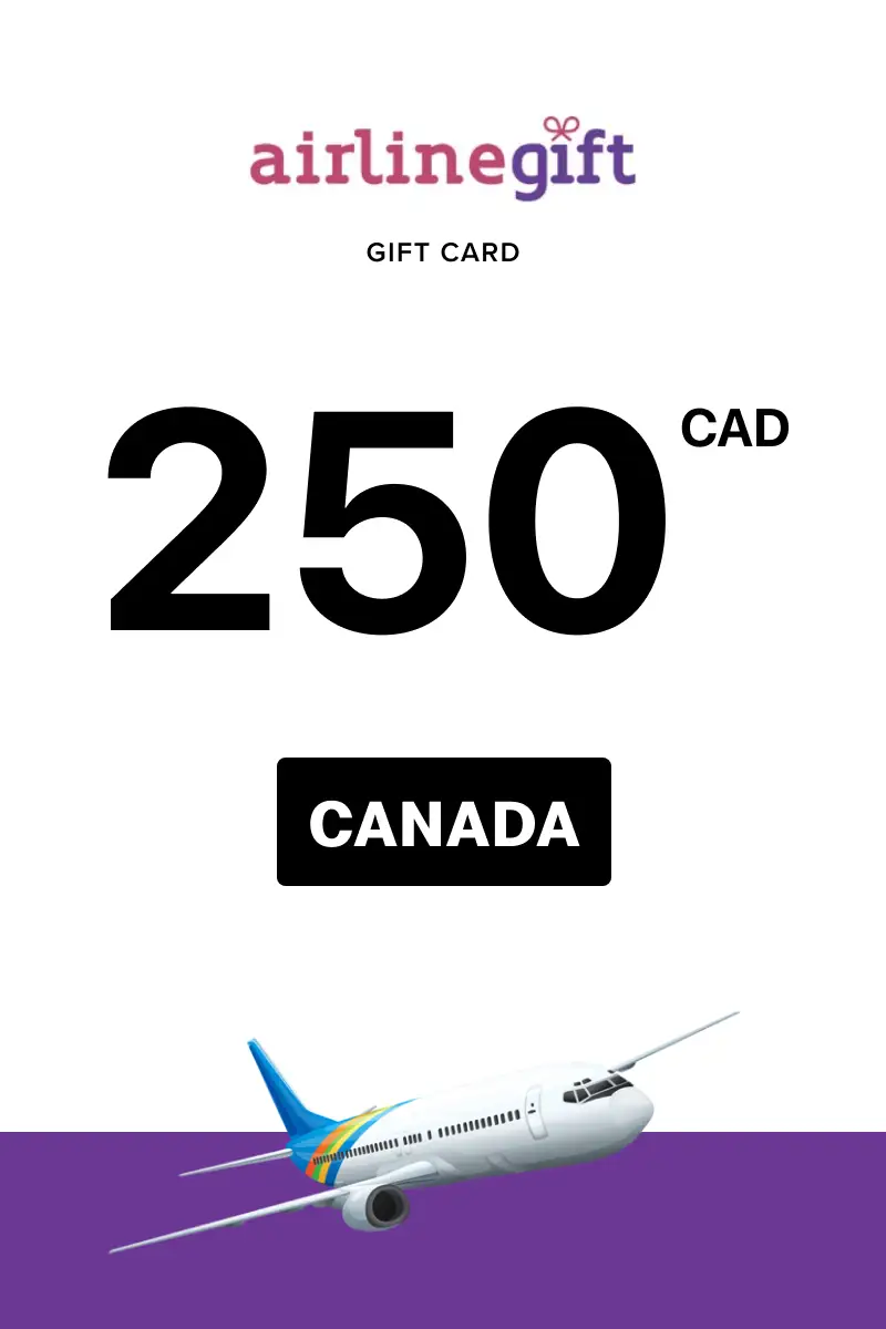 Airline Gift 250 CAD Gift Card (Canada) - Digital Key