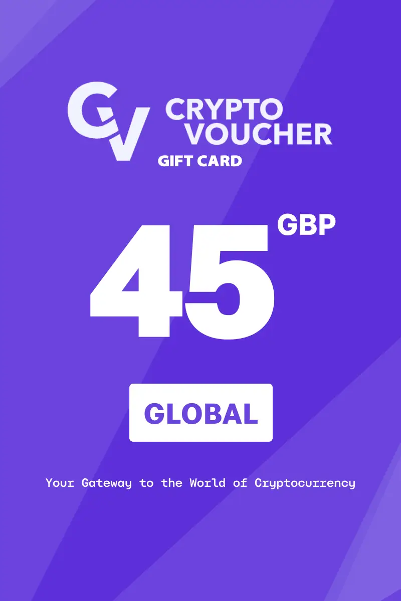 Crypto Voucher 45 GBP Gift Card (Global) - Digital Key