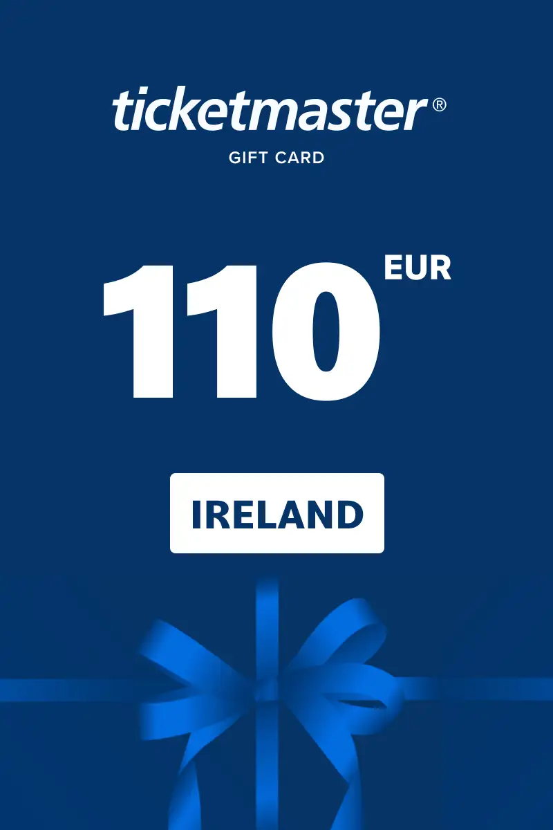 Ticketmaster 110 EUR Gift Card (Ireland) - Digital Key