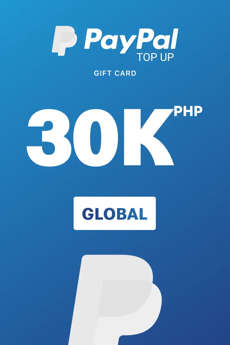 PayPal Instant Top Up 30000 PHP Gift Card (Global) - Digital Key
