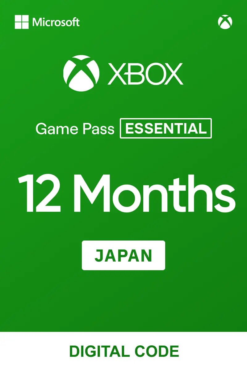 Xbox Game Pass Core (Essential) 12 Months (Japan) - Xbox Live - Digital Key