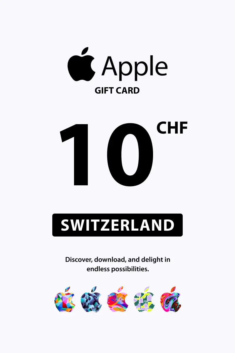 Apple 10 CHF Gift Card (Switzerland) - Digital Key