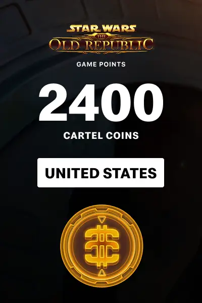 Star Wars The Old Republic - 2400 Cartel Coins (United States) - Digital Key