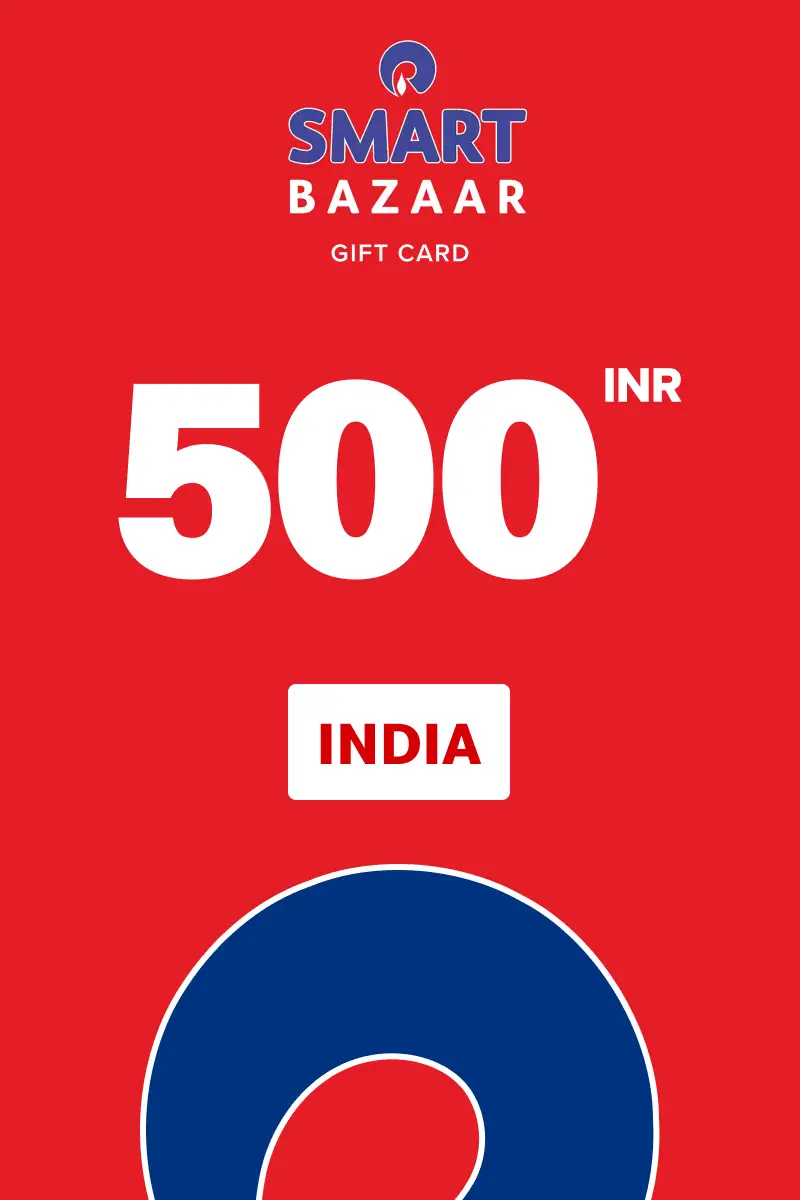 Reliance Smart Bazaar 500 INR Gift Card (India) - Digital Key