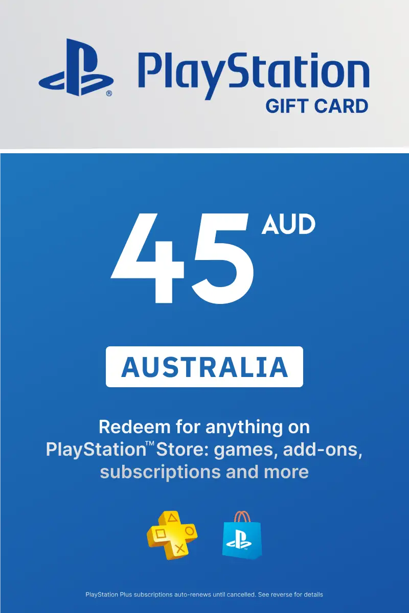 PlayStation Store 45 AUD Gift Card (Australia) - Digital Key