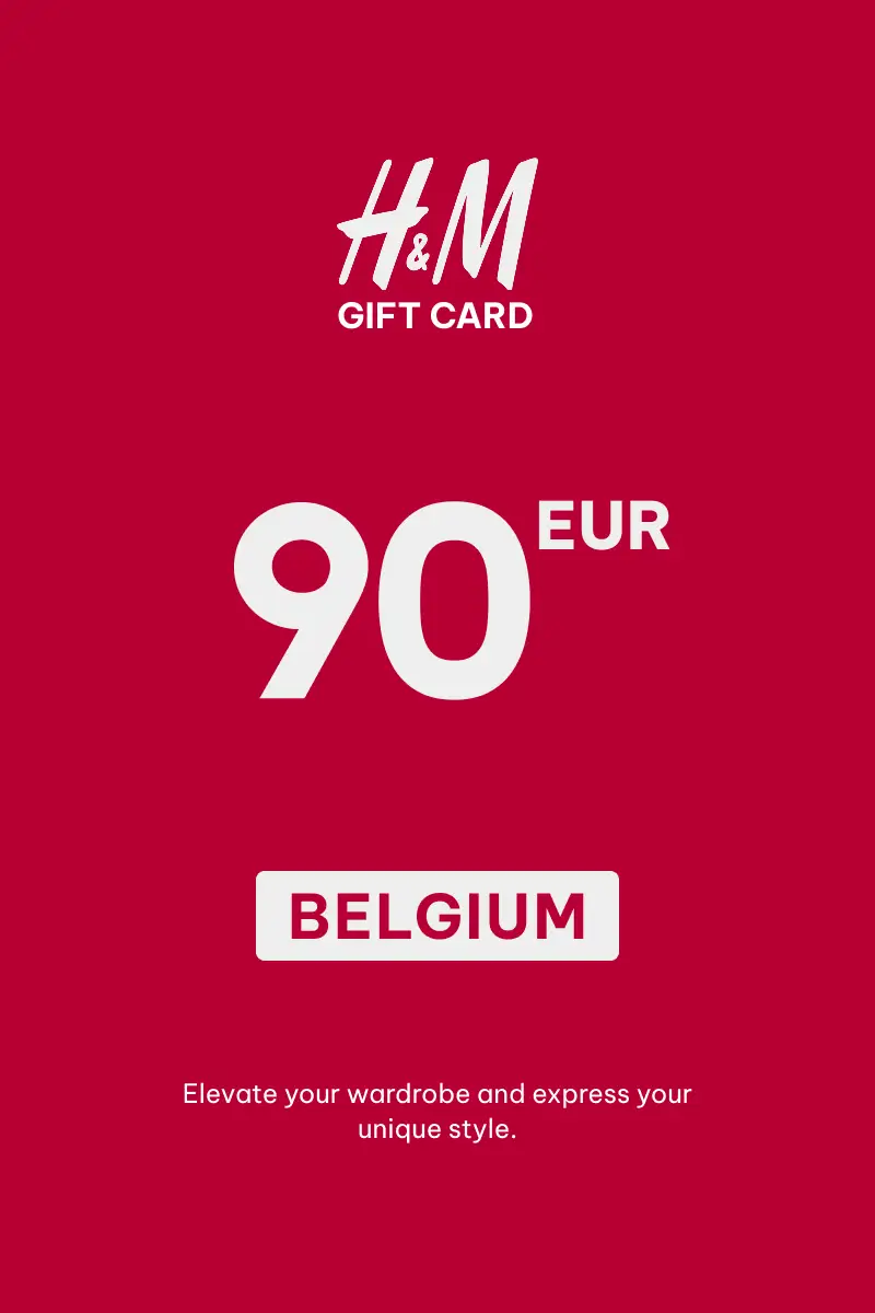 HandM 90 EUR Gift Card (Belgium) - Digital Key