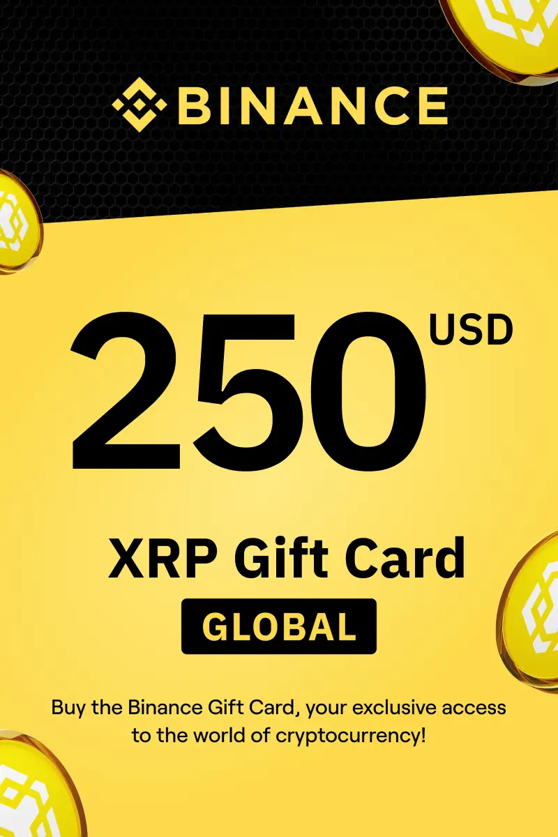 Binance (XRP) 250 USD Gift Card (Global) - Digital Key