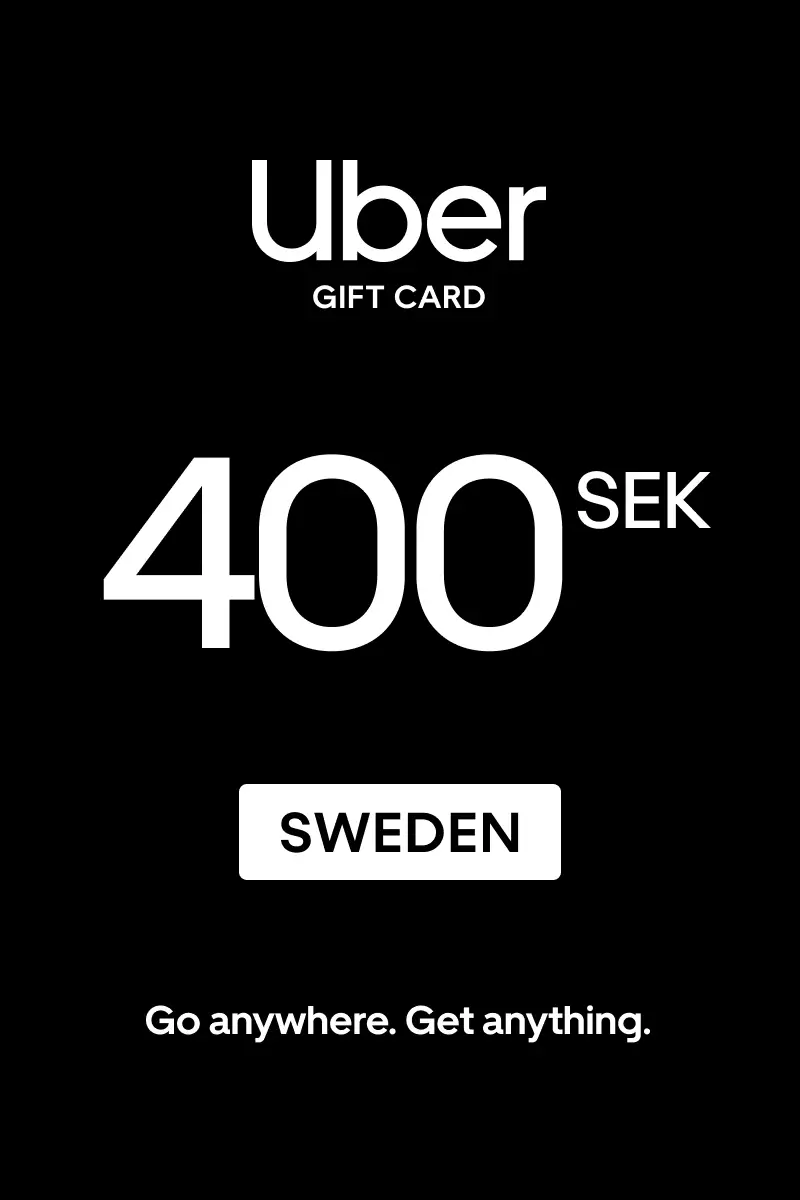 Uber 400 SEK Gift Card (Sweden) - Digital Key