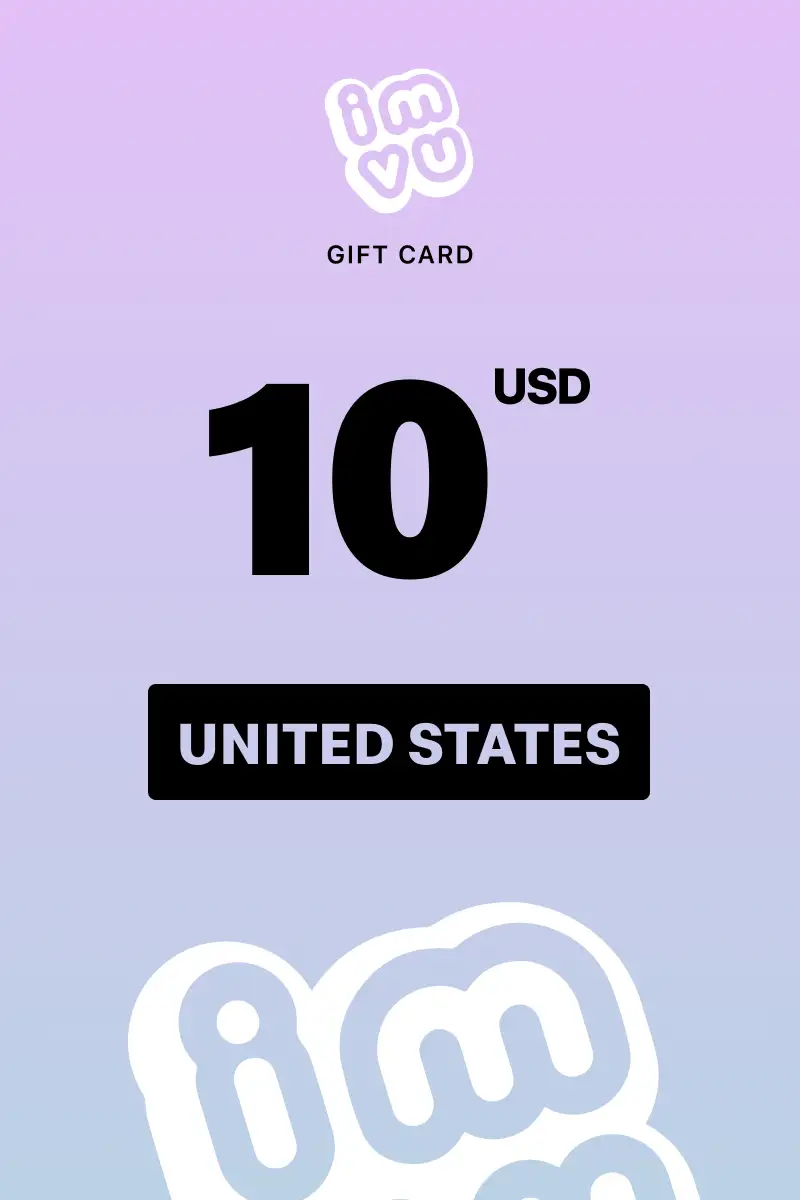 IMVU 10 USD Gift Card (United States) - Digital Key