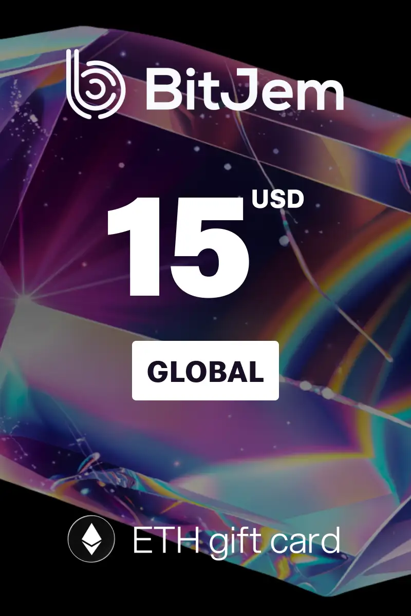BitJem (ETH) 15 USD Crypto Gift Card (Global) - Digital Key