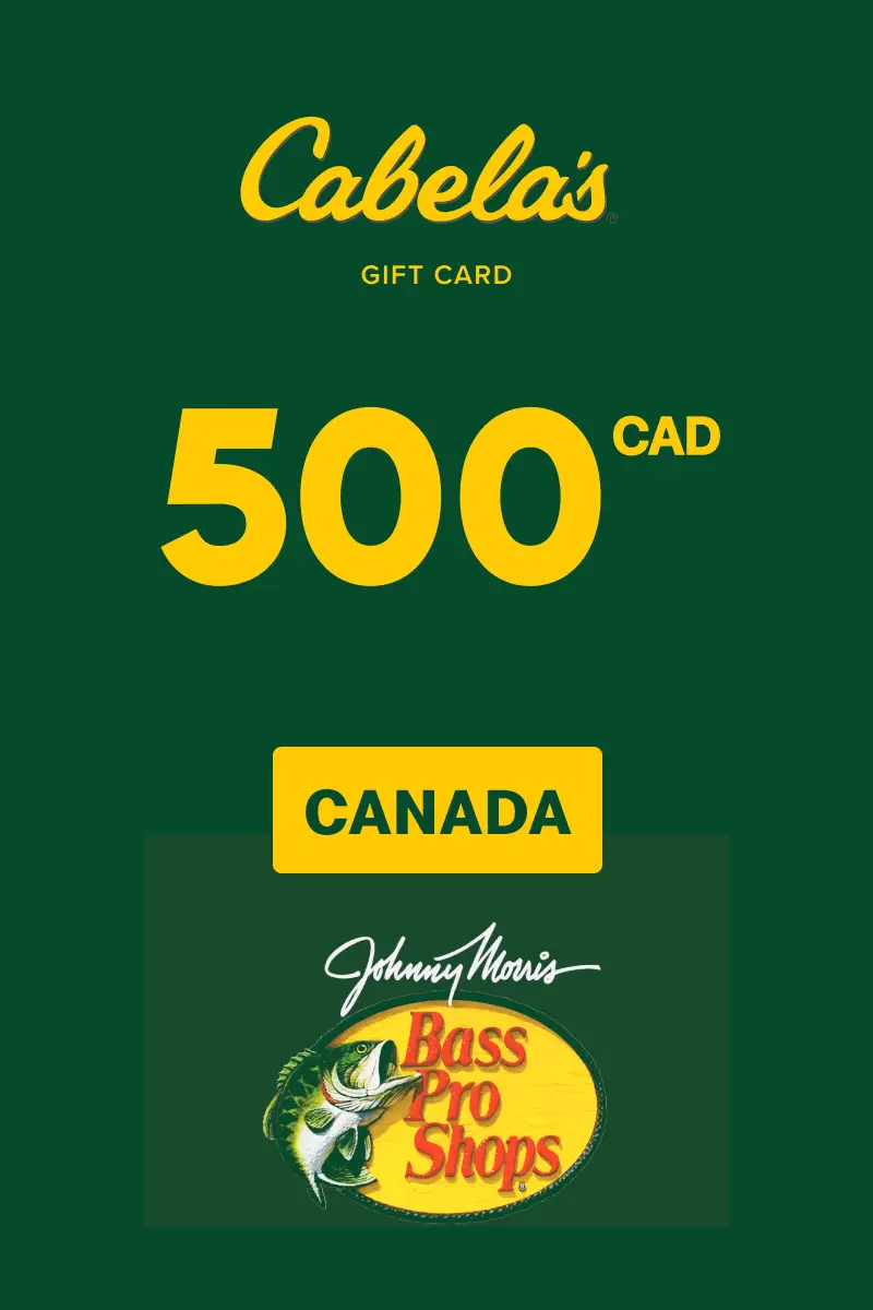 Cabela's 500 CAD Gift Card (Canada) - Digital Key