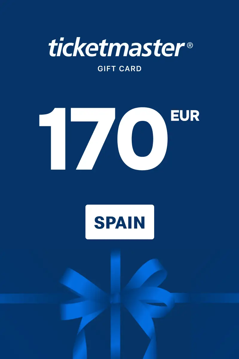 Ticketmaster 170 EUR Gift Card (Spain) - Digital Key