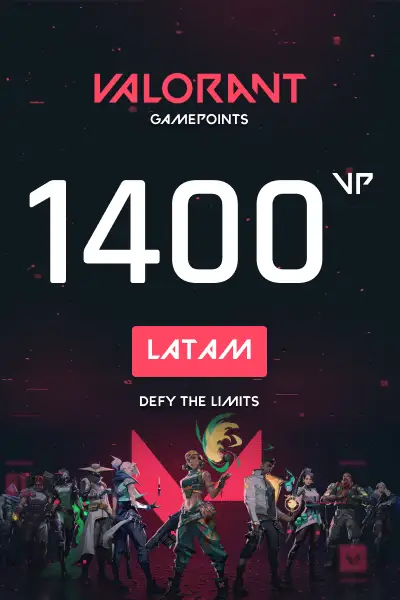 VALORANT 1400 Valorant Points (LATAM) - Digital Key