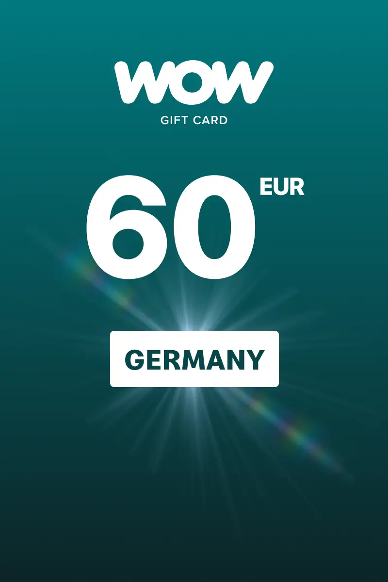 Sky WOW 60 EUR Gift Card (Germany) - Digital Key