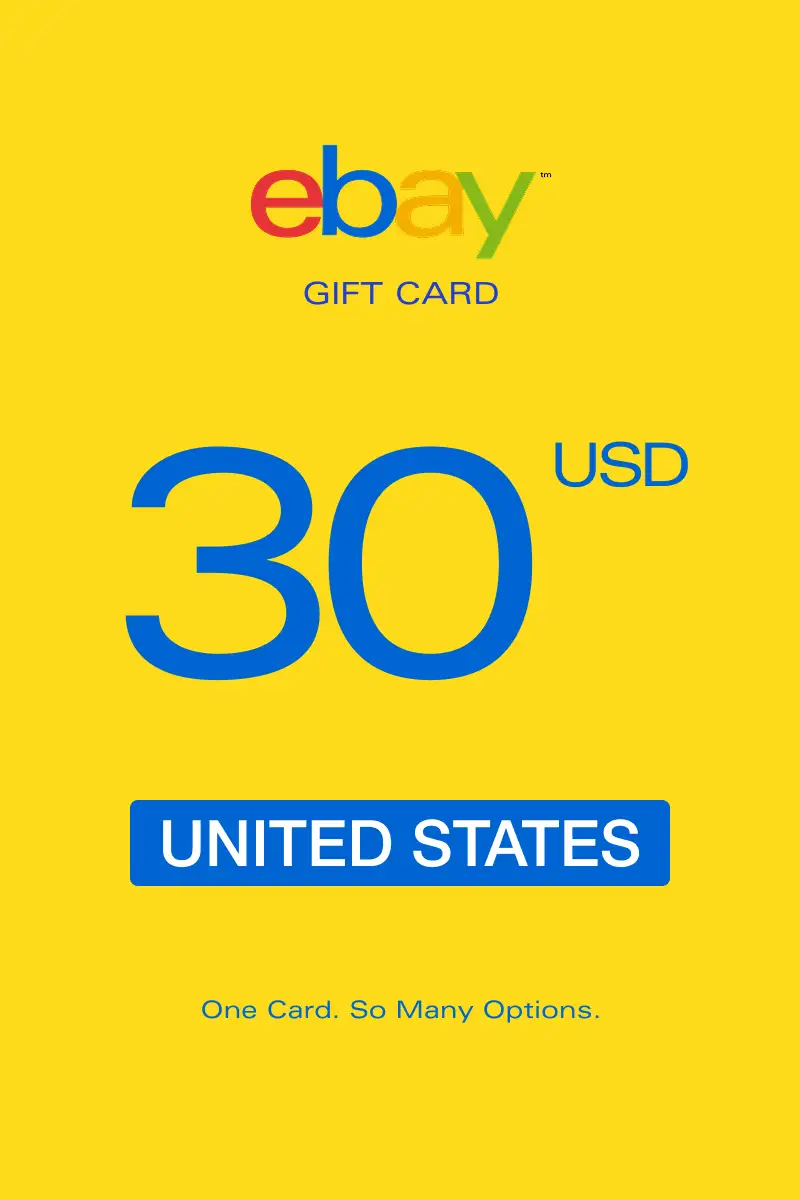 eBay 30 USD Gift Card (United States) - Digital Key