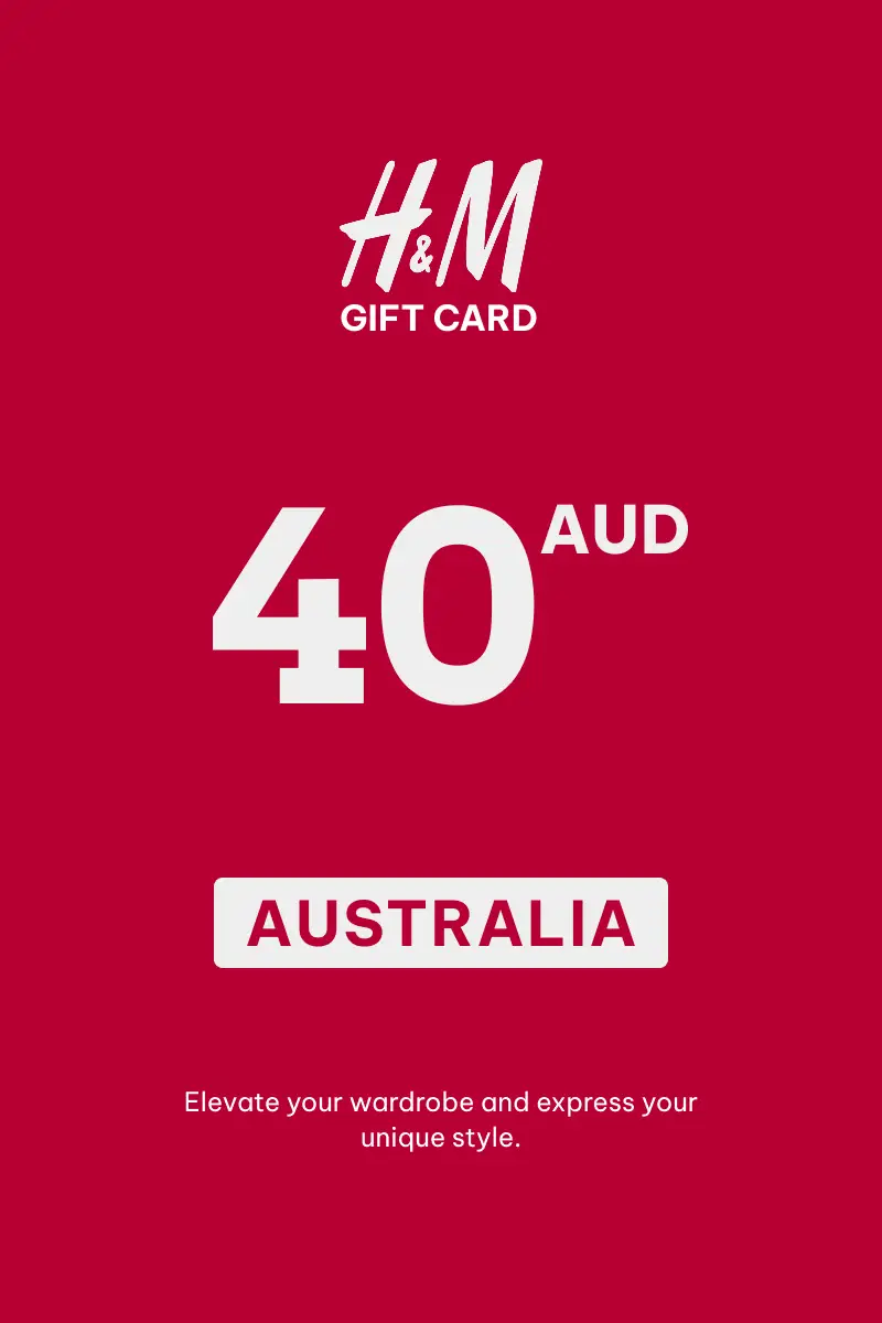 HandM 40 AUD Gift Card (Australia) - Digital Key