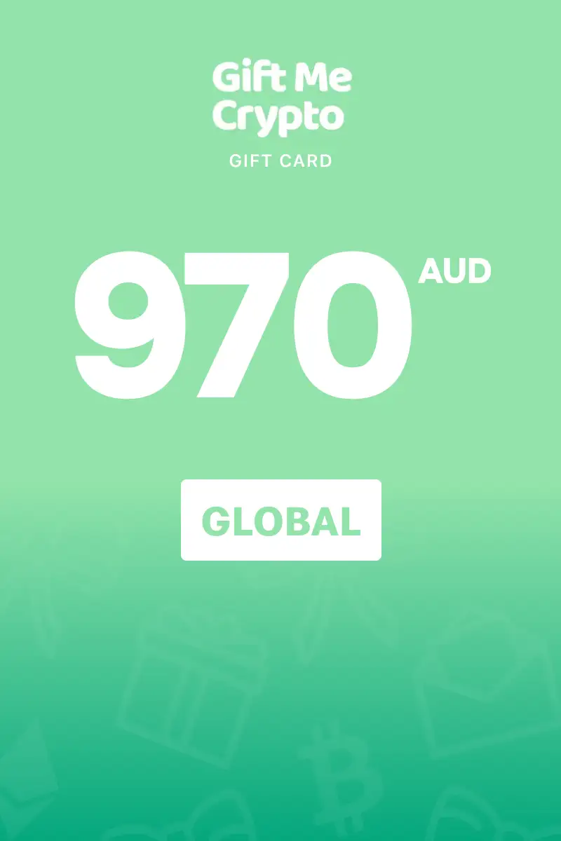 Gift Me Crypto 970 AUD Gift Card (Global) - Digital Key