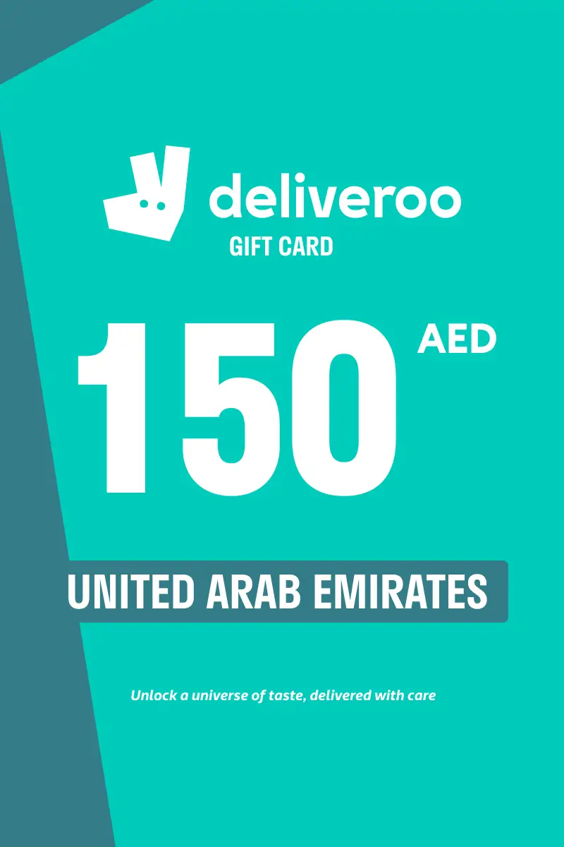 Deliveroo 150 AED Gift Card (United Arab Emirates) - Digital Key