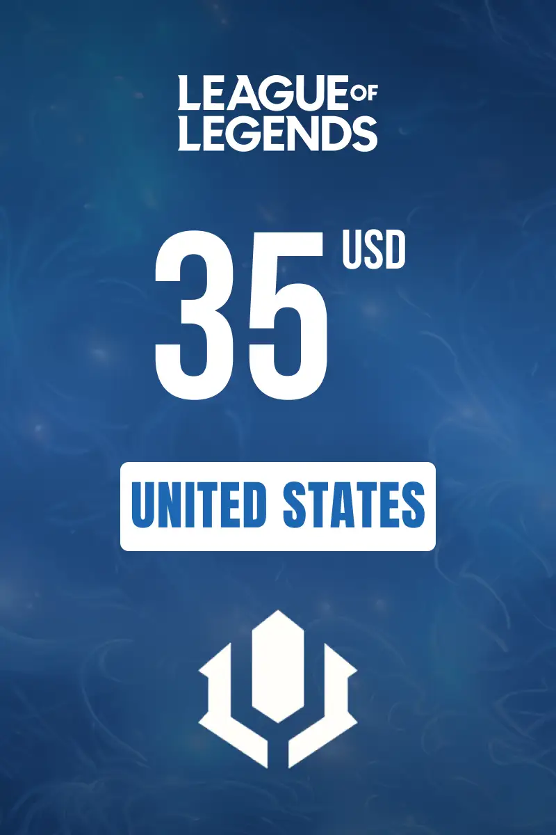 League of Legends 35 USD Gift Card (United States) - Digital Key