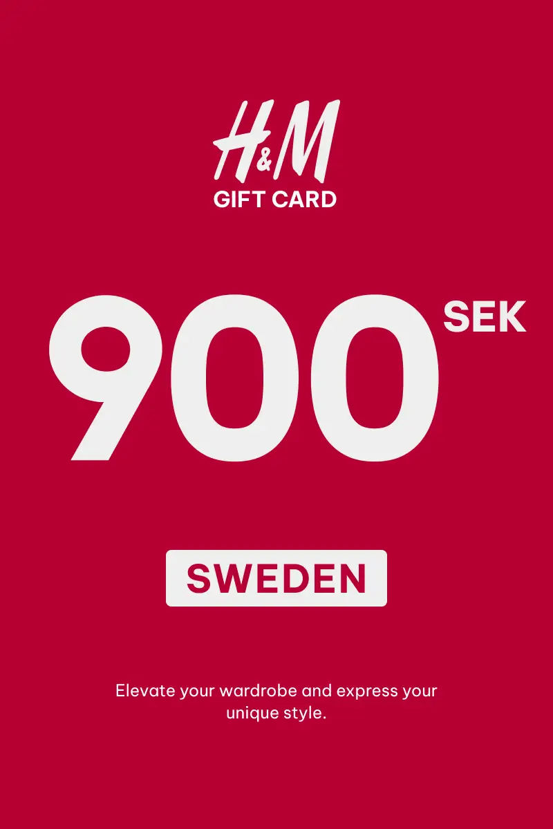 HandM 900 SEK Gift Card (Sweden) - Digital Key