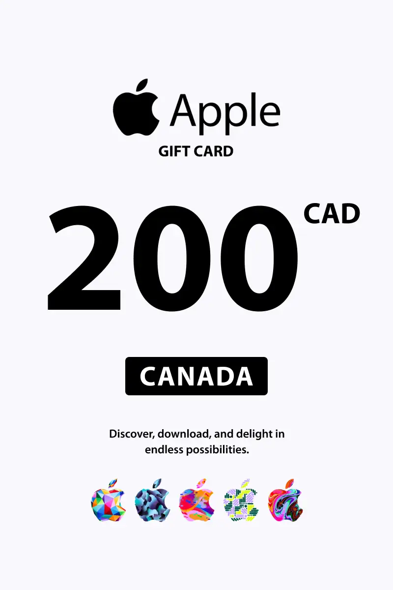 Apple 200 CAD Gift Card (Canada) - Digital Key