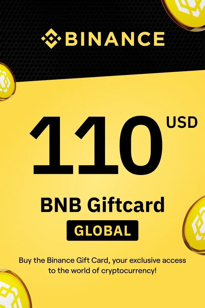 Binance (BNB) 110 USD Gift Card (Global) - Digital Key