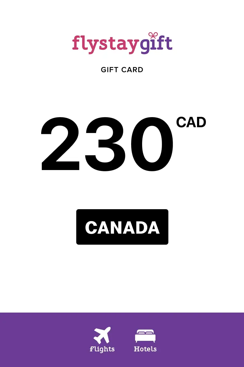 Flystay Gift 230 CAD Gift Card (Canada) - Digital Key