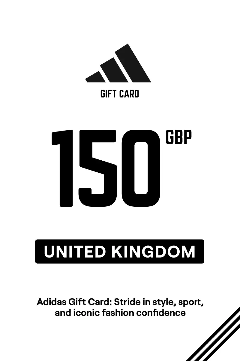 Adidas 150 GBP Gift Card (United Kingdom) - Digital Key