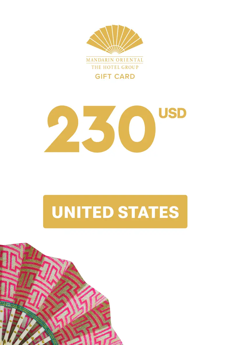 Mandarin Oriental Hotel Group 230 USD Gift Card (United States) - Digital Key