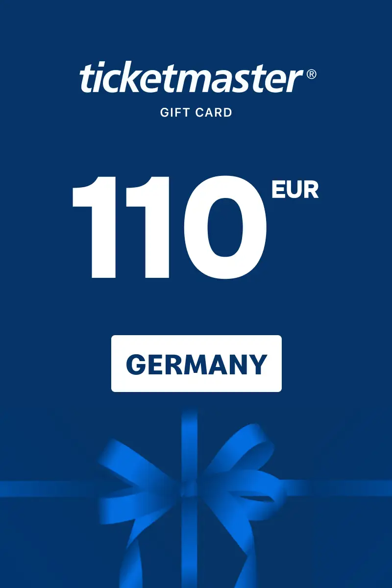 Ticketmaster 110 EUR Gift Card (Germany) - Digital Key