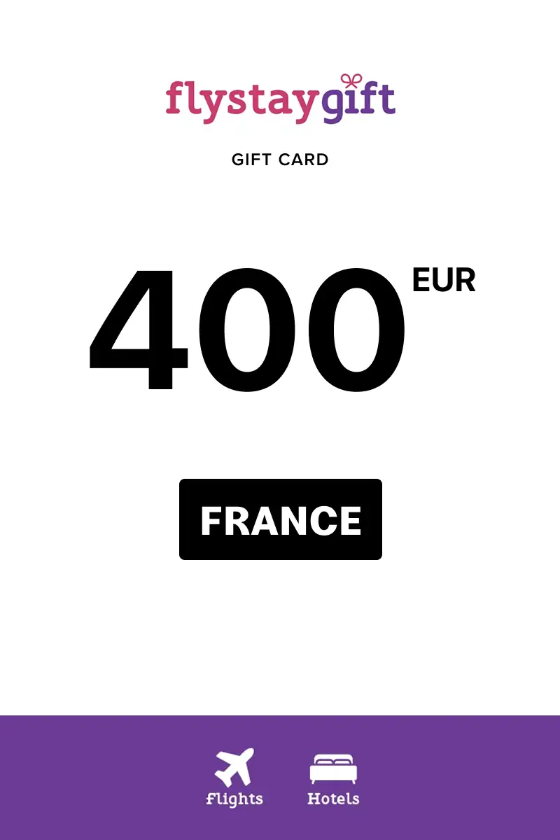 Flystay Gift 400 EUR Gift Card (France) - Digital Key