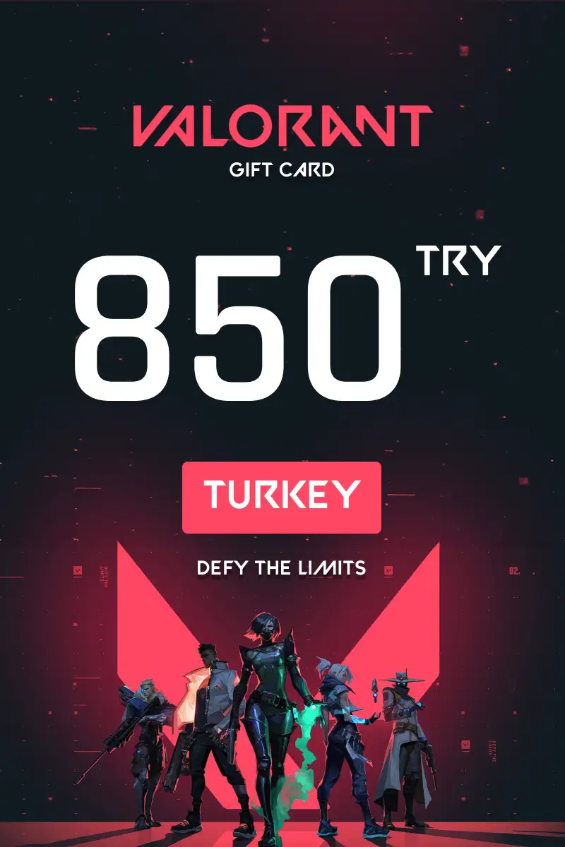 Valorant 850 TRY Gift Card (Turkey) - Digital Key