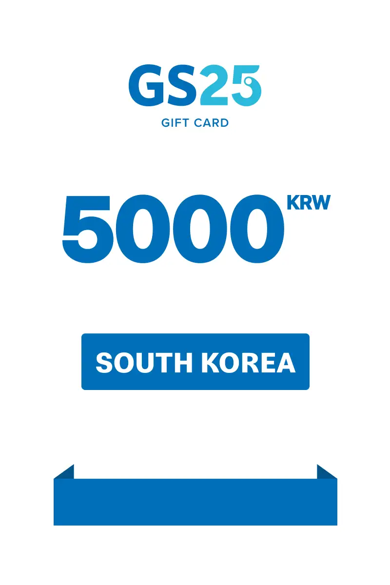 GS25 5000 KRW Gift Card (South Korea) - Digital Key