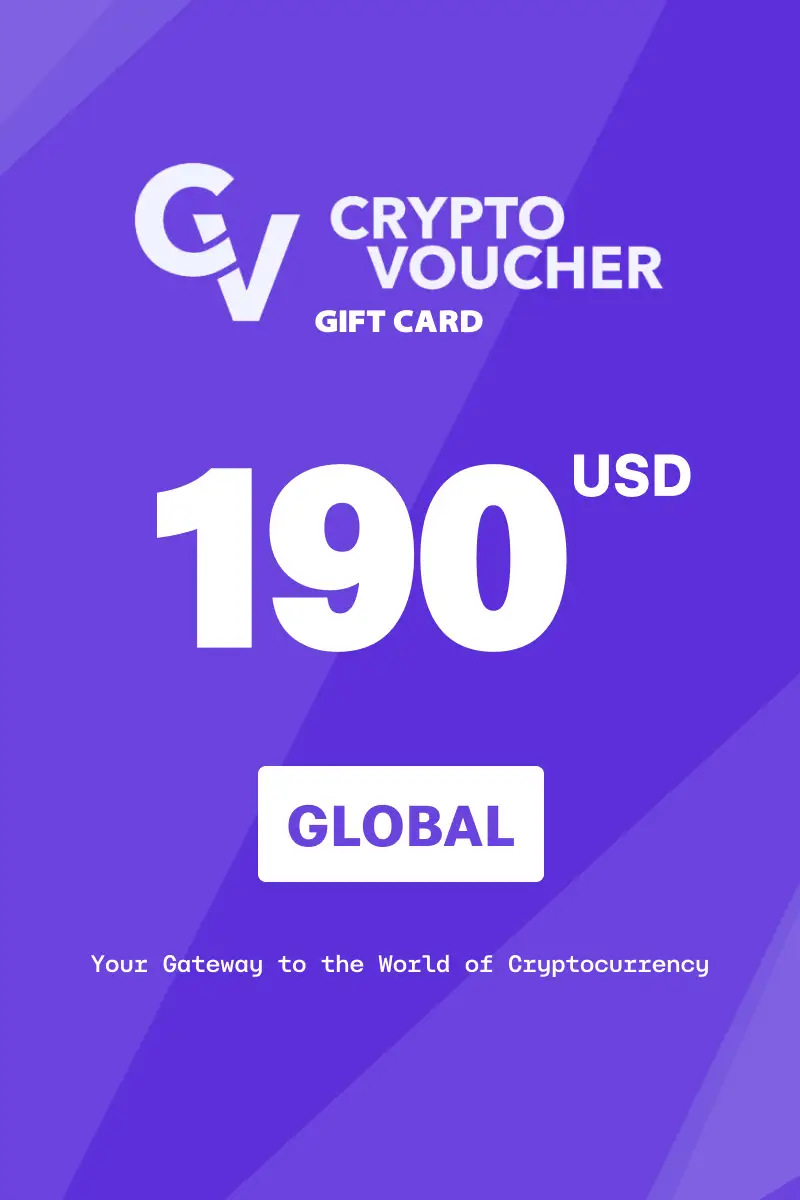 Crypto Voucher (BTC) 190 USD Gift Card (Global) - Digital Key