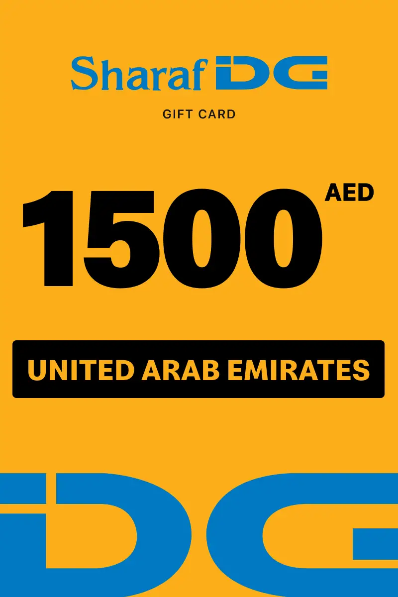 Sharaf DG 1500 AED Gift Card (United Arab Emirates) - Digital Key