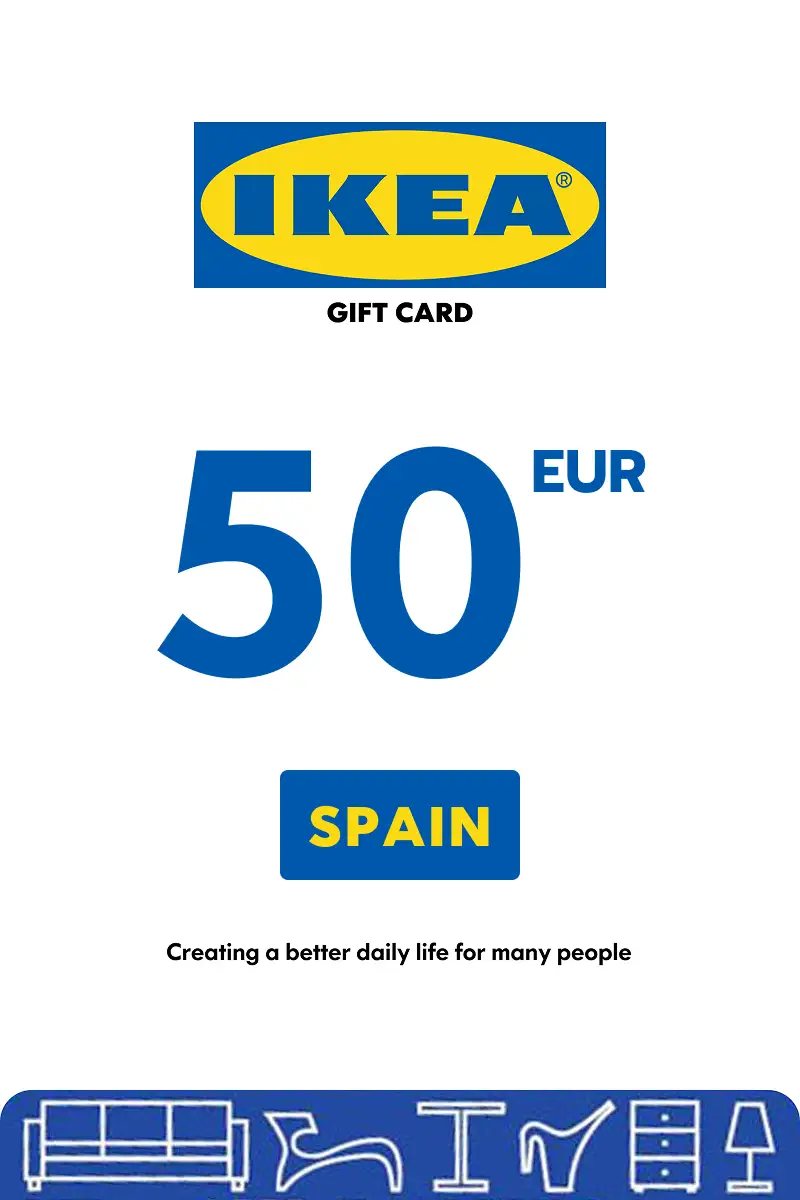 IKEA 50 EUR Gift Card (Spain) - Digital Key