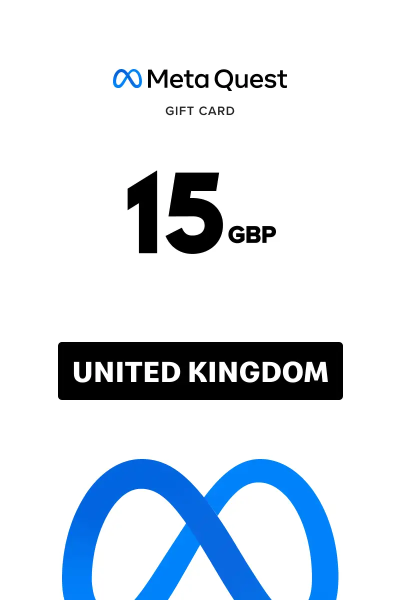 Meta Quest 15 GBP Gift Card (United Kingdom) - Digital Key